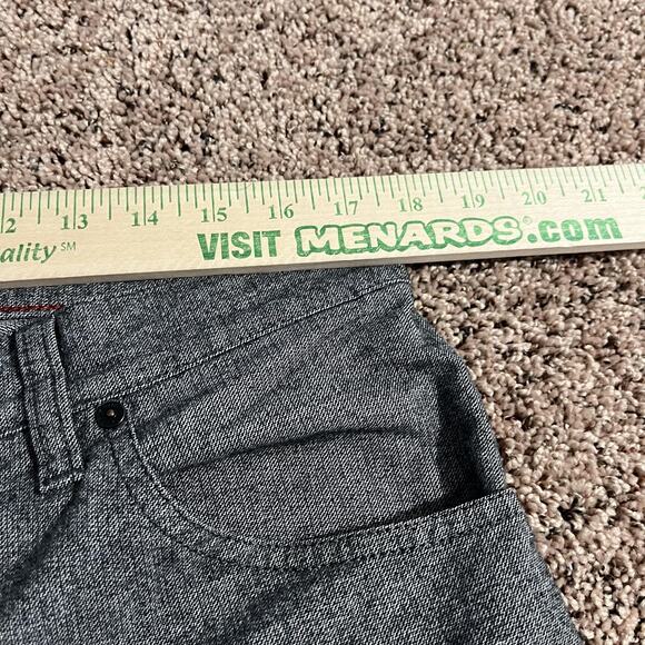 Alberto Pants Mens 35x32 Gray Stone Modern Fit Stretch Twill 5-Pocket 5001 - Picture 6 of 8